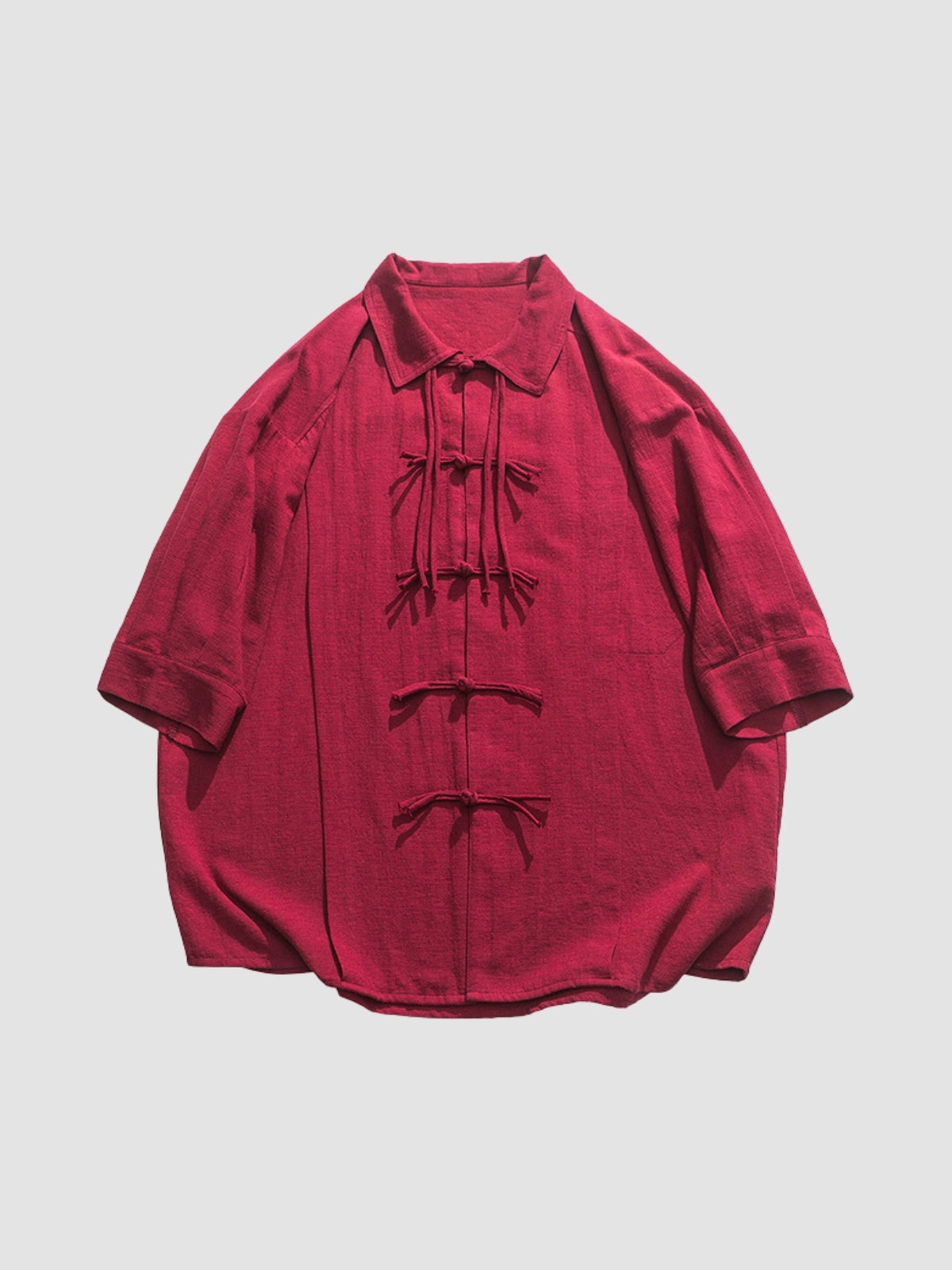 MV Retro Loose Buttoned Linen Shirt