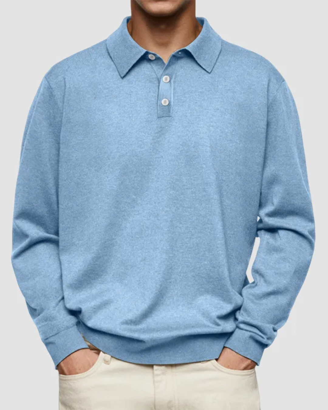 Kai – Solid Color Polo Shirt
