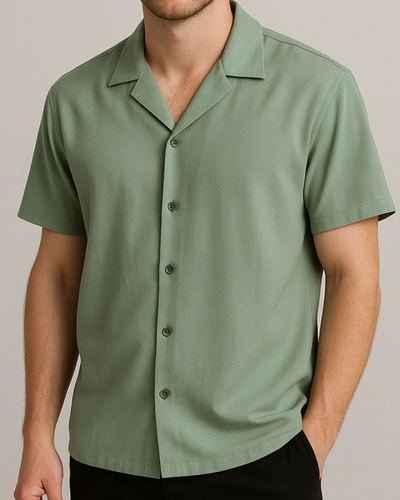 Drapé Ice Silk Shirt