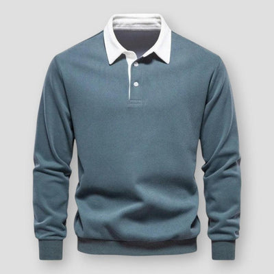 Saint Morris Petaluma Long Sleeve Polo