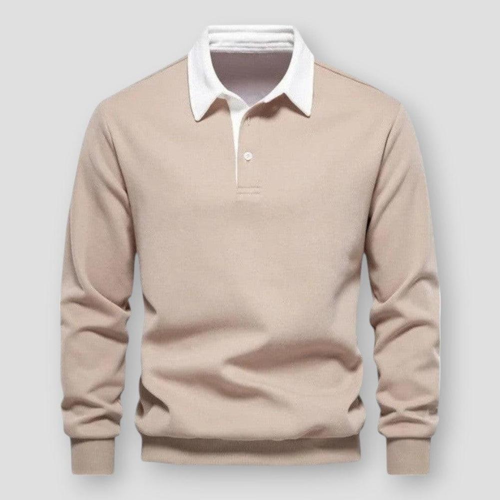 Saint Morris Petaluma Long Sleeve Polo