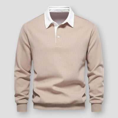 Saint Morris Petaluma Long Sleeve Polo