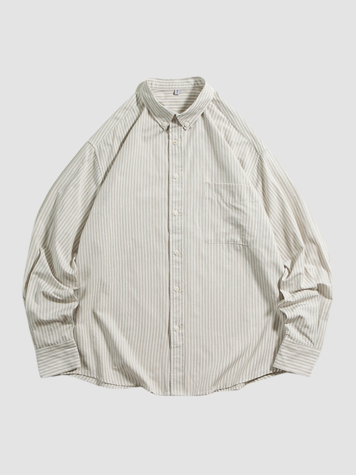 MV Retro Striped Long Sleeve Loose Shirt