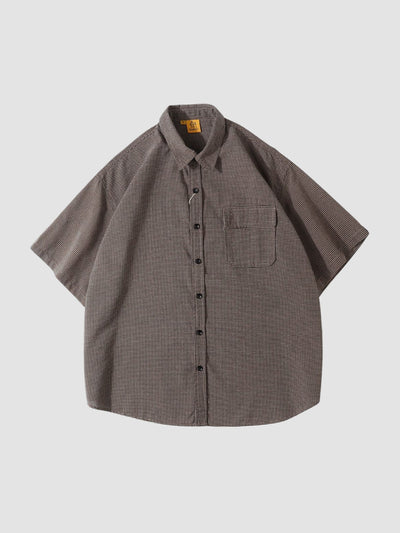 MV Retro Plaid Loose Vintage Shirt
