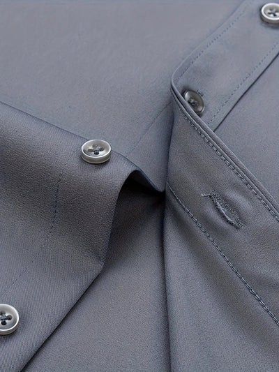 Byron - Elegant Long Sleeve Shirt With Button