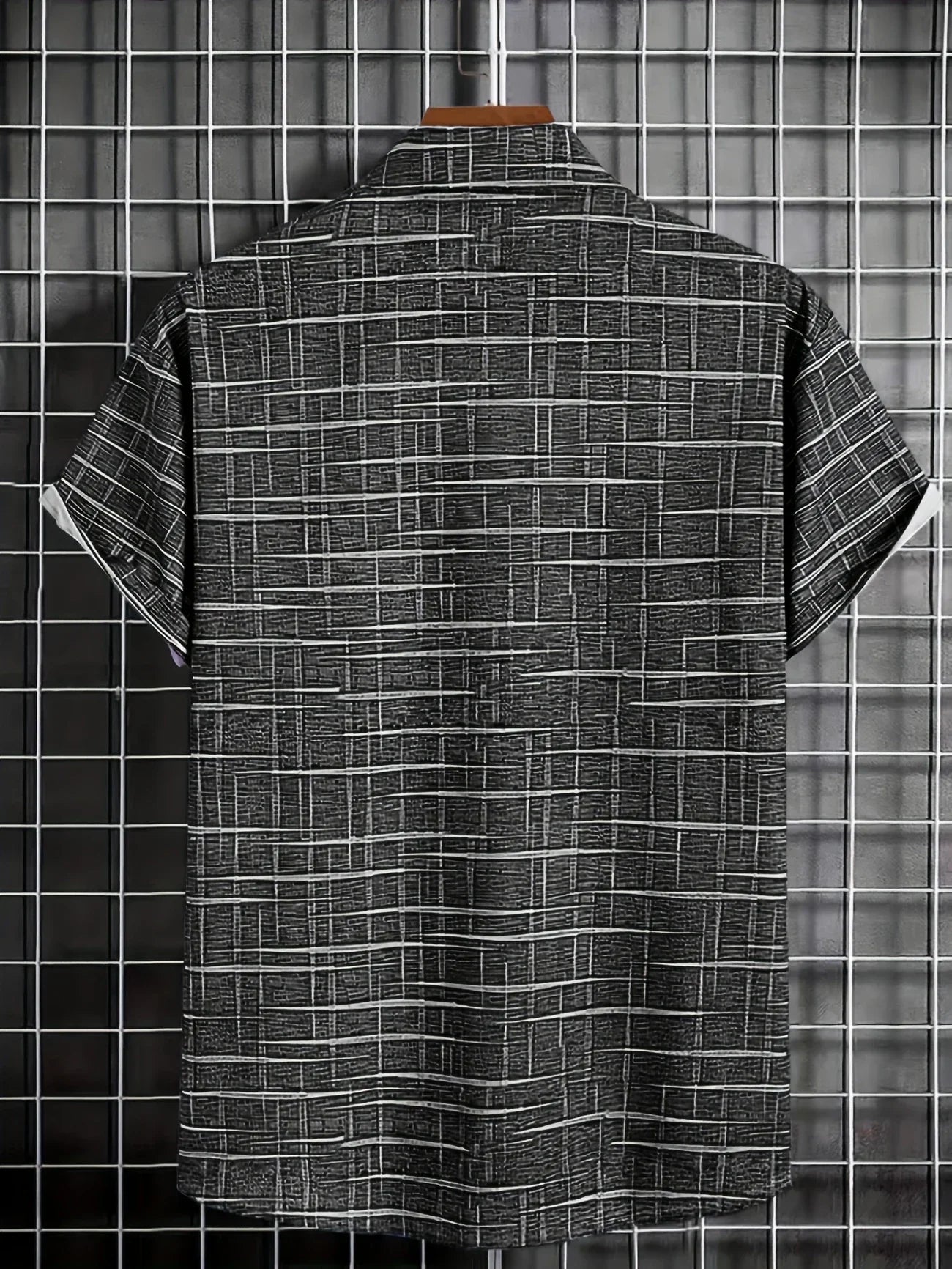 Haroyan - Stylish Plaid Stripe Pattern Shirt