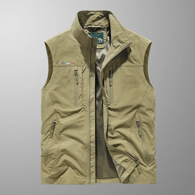 Vincent - Multi-Pocket Breathable Outdoor Cargo Vest