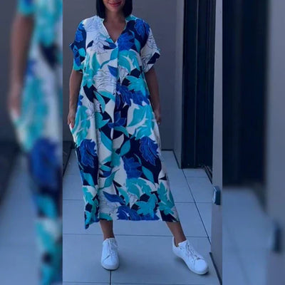 Gabriella –  Figure-Flattering Floral Dress